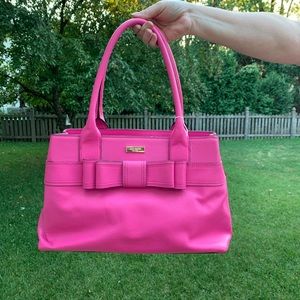 Kate Spade pink Quinn bow bag